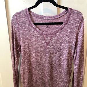 Lightweight crew neck maternity sweatshirt